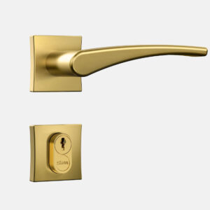 FECHADURA STAM 3500 (CLASSIC) EXTERNA GOLD ROSETA QUADRADA