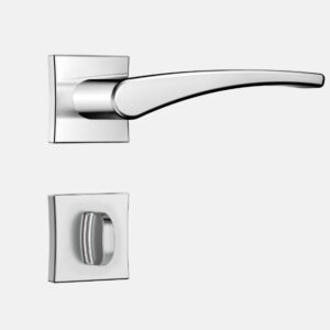 FECHADURA STAM 3500 (CLASSIC) BANHEIRO INOX ROSETA QUADRADA WC