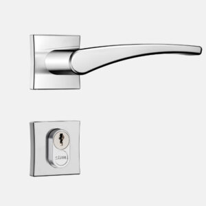 FECHADURA STAM 3500 (CLASSIC) EXTERNA INOX ROSETA QUADRADA