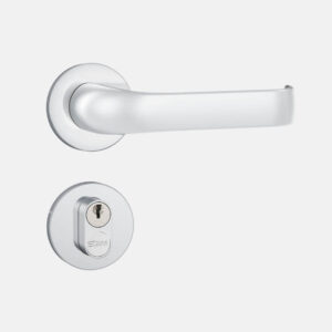 FECHADURA STAM 803/37 EXTERNA INOX ROSETA QUADRADA