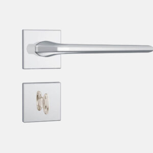FECHADURA STAM 823/27 BANHEIRO INOX ROSETA QUADRADA