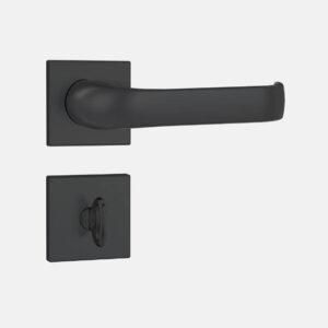 FECHADURA STAM 823/37 BANHEIRO BLACK ROSETA QUADRADA